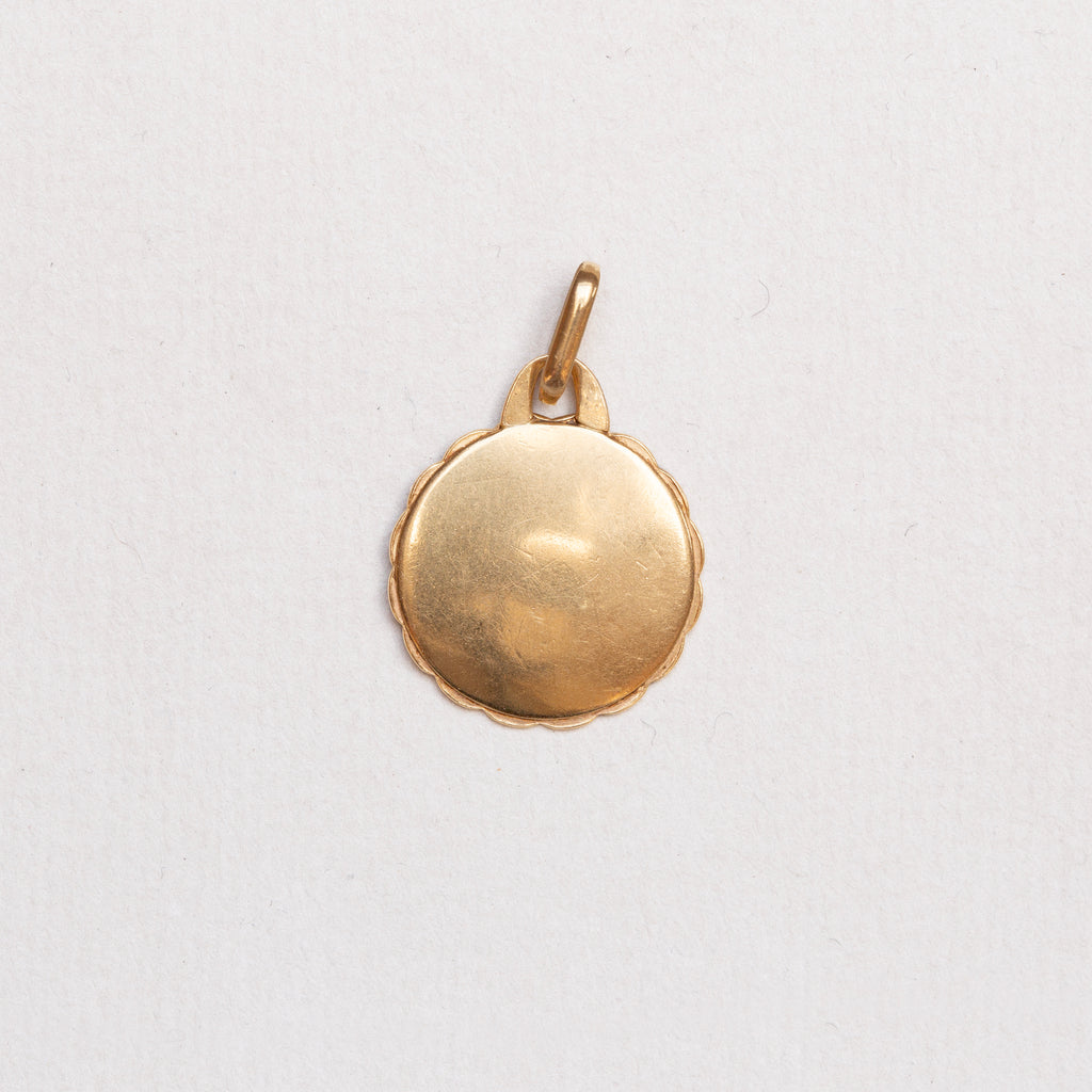 Vintage 18ct Gold Pendant with Rubies