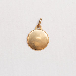 Vintage 18ct Gold Pendant with Rubies