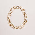Vintage Givenchy Enamel Woven Necklace