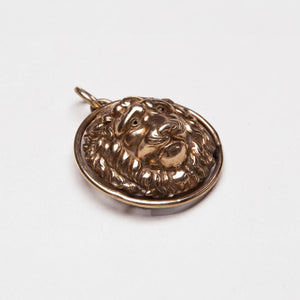 Vintage 9ct Gold Leo Pendant