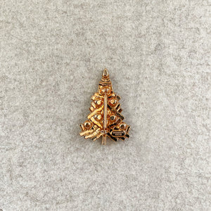 Vintage Christmas Tree Brooch by Eisenberg