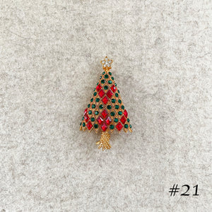 Vintage Christmas Tree Brooch by Eisenberg