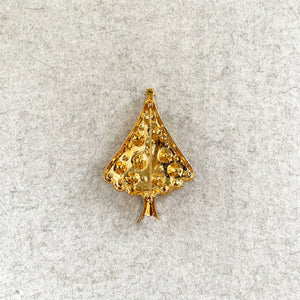 Vintage Christmas Tree Brooch by Eisenberg