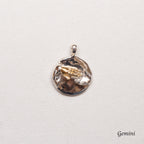 Sterling Silver Zodiac Pendant Charm Necklace