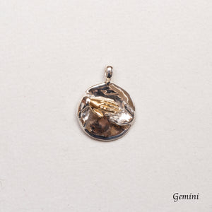 Sterling Silver Zodiac Pendant Charm Necklace