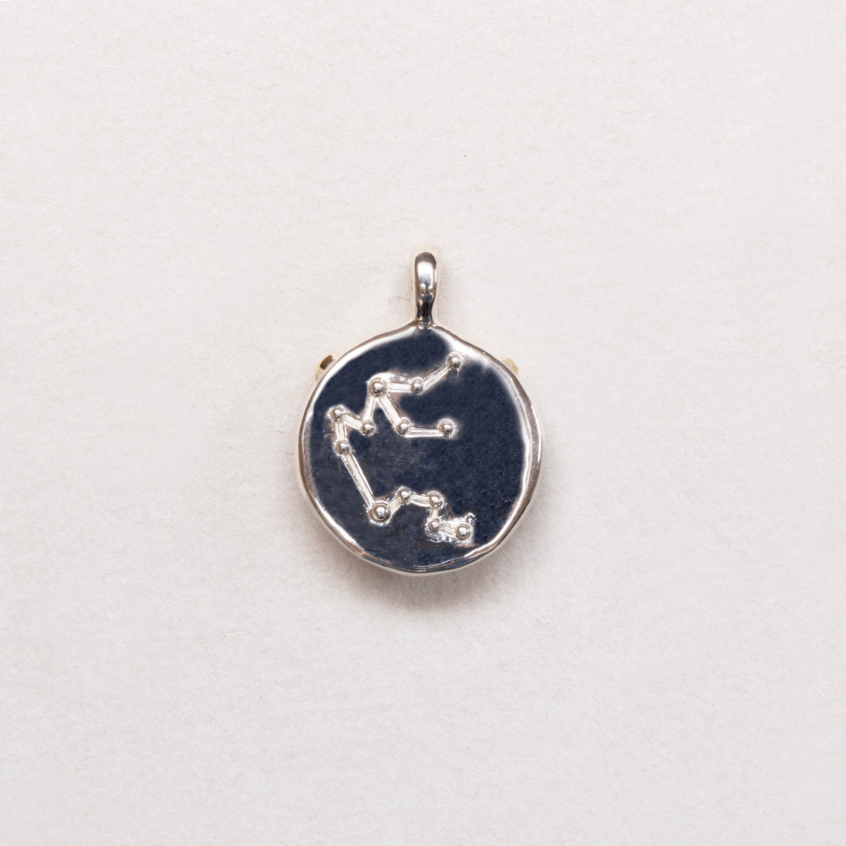 Sterling Silver Zodiac Pendant Charm Necklace