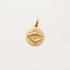 Vintage 18ct Gold Pisces Charm Pendant
