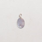 Rare Vintage Sterling Silver St. Christopher Oval Charm Pendant