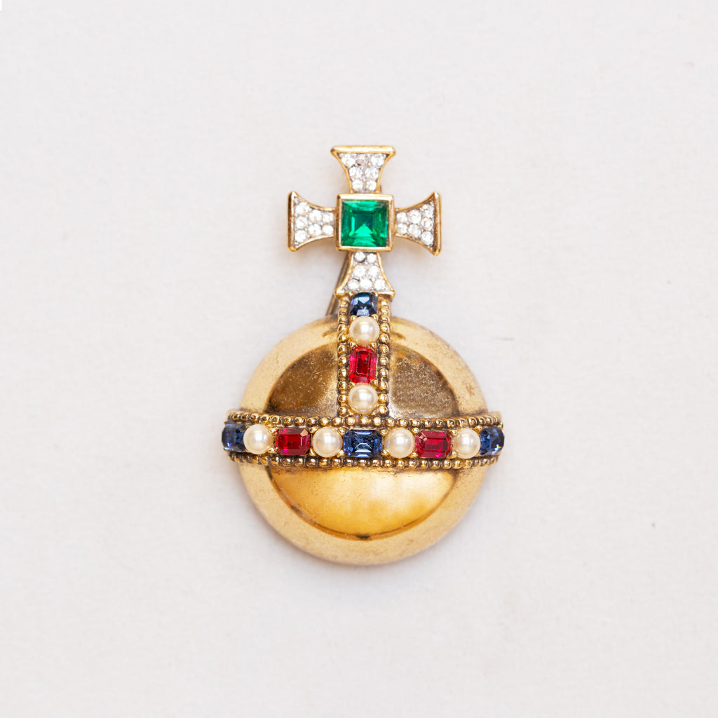 Vintage Trifari Orb Pin Brooch