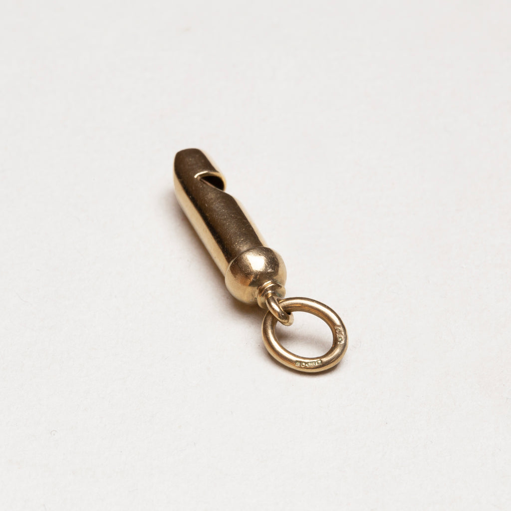 Vintage Cassandra Goad 9ct Gold Charm - Whistle