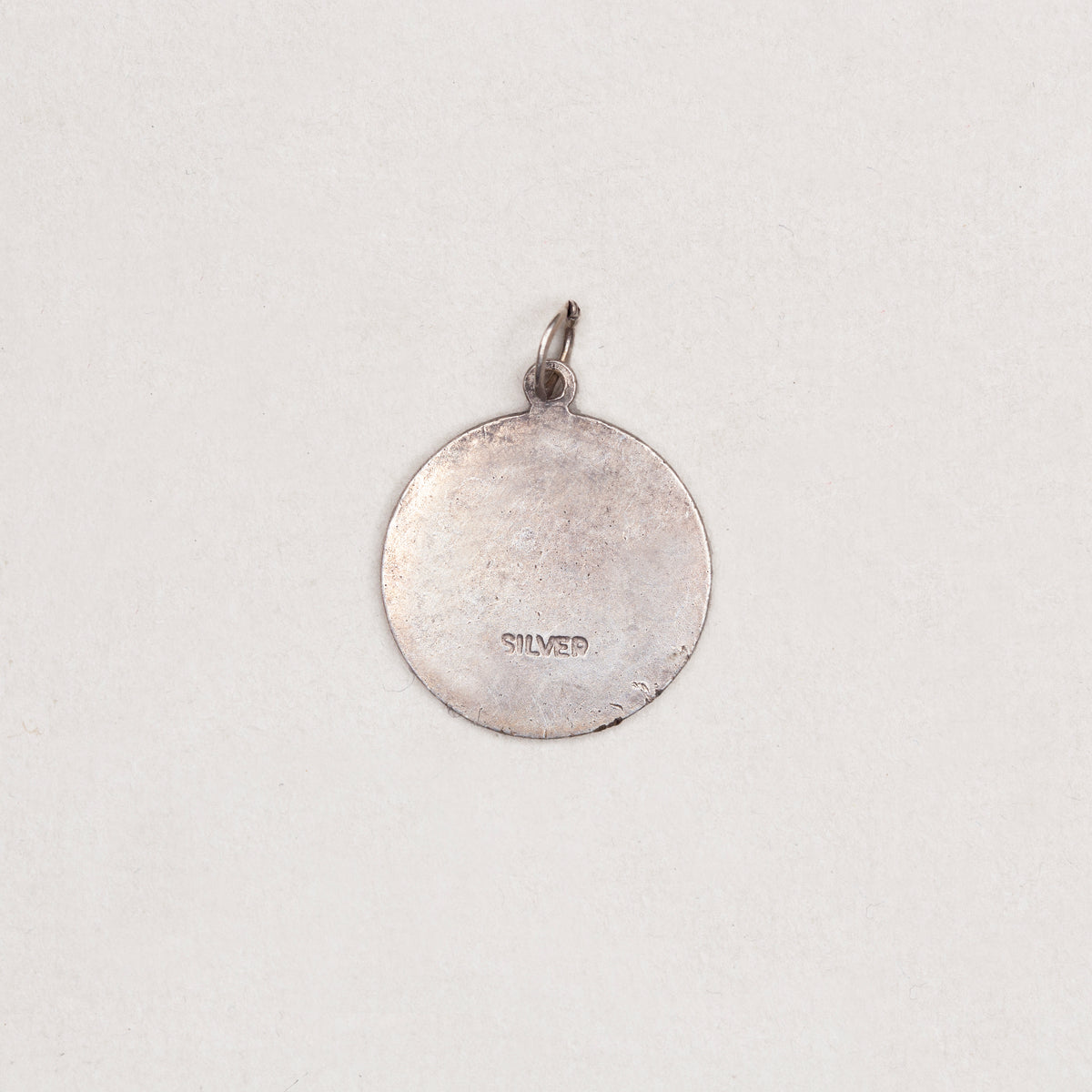 Vintage Silver Libra Charm Pendant