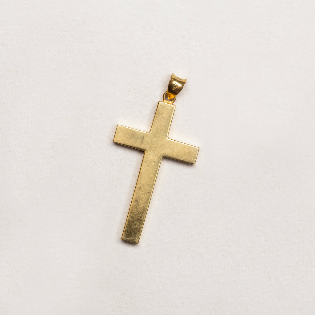Vintage 9ct Gold Cross Pendant