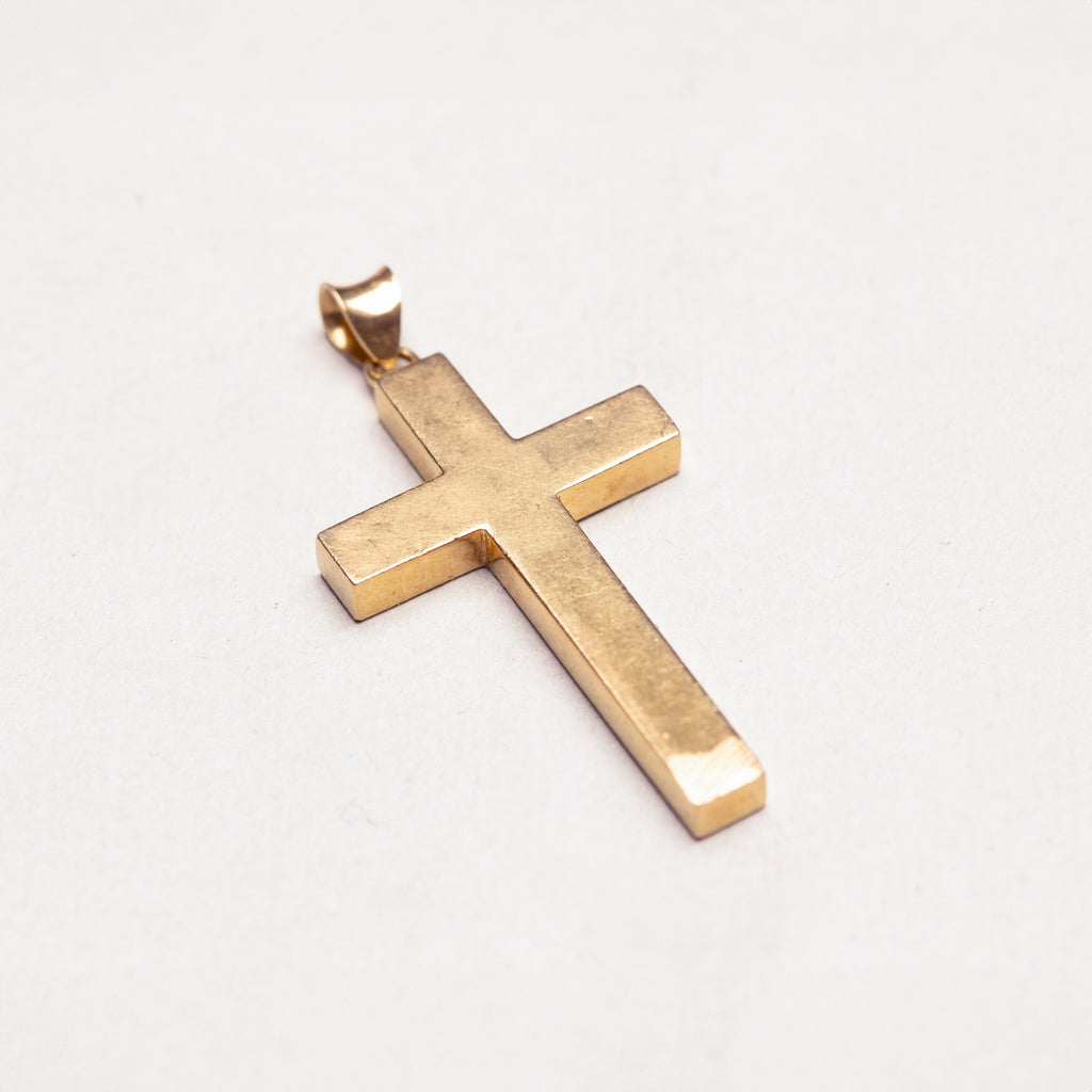 Vintage 9ct Gold Cross Pendant