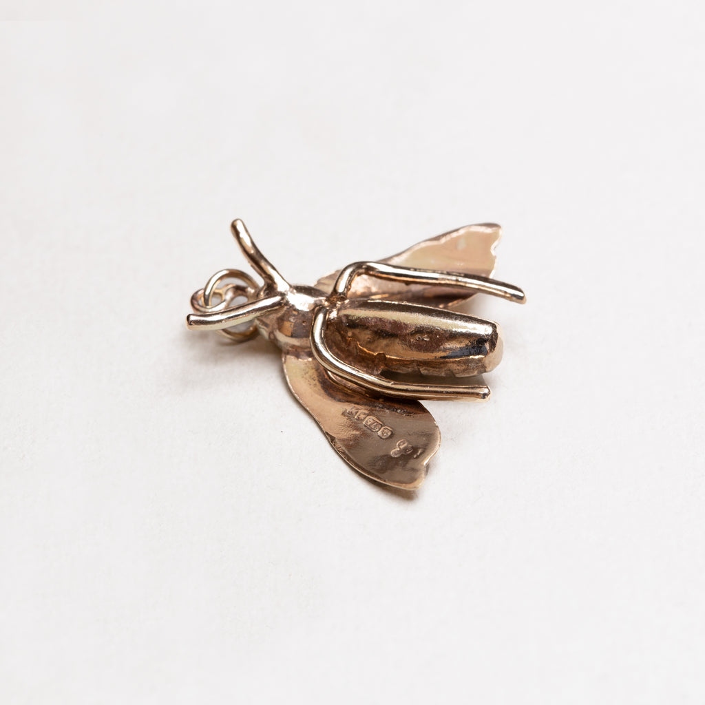 Vintage 9ct Gold Pendant Charms - Bee