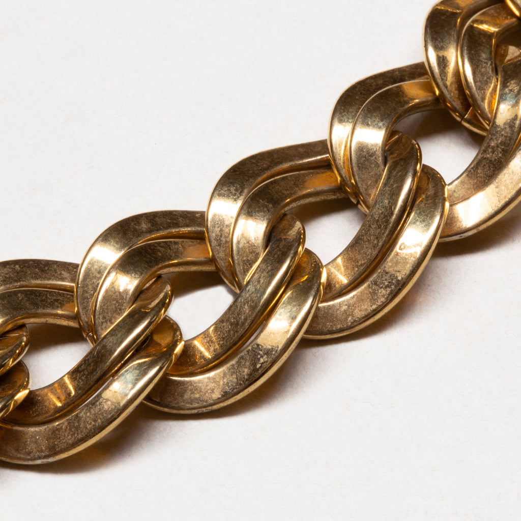 Vintage Monet Gold-tone Chain Necklace