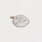 Vintage Silver Libra Charm Pendant