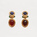 Vintage Givenchy Scarab Drop Earrings