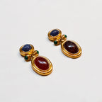Vintage Givenchy Scarab Drop Earrings