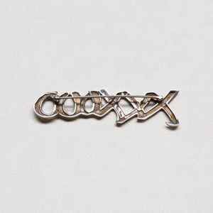 Vintage Tiffany Paloma Picasso XO Kisses & Hugs Sterling Silver Brooch