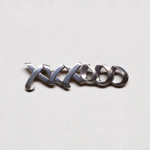 Vintage Tiffany Paloma Picasso XO Kisses & Hugs Sterling Silver Brooch