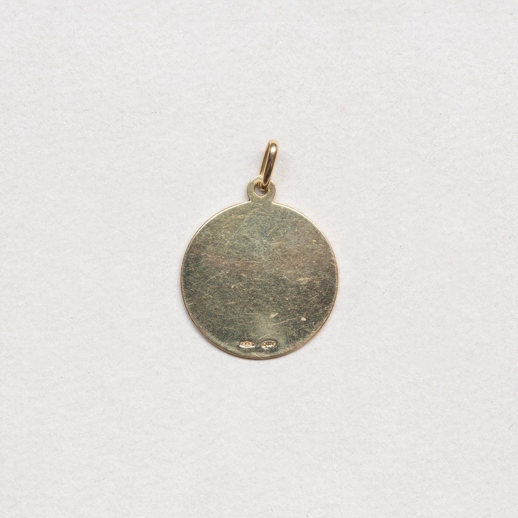 Vintage 14ct Gold Libra Zodiac Charm