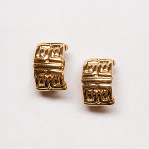 Vintage Givenchy Gold Tone Clip-on Earrings