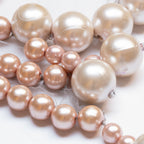 Vintage Emporio Armani Floral Faux Pearl Necklace