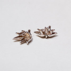 Vintage Tiffany & Co. Sterling Silver Leaf Clip-On Earrings