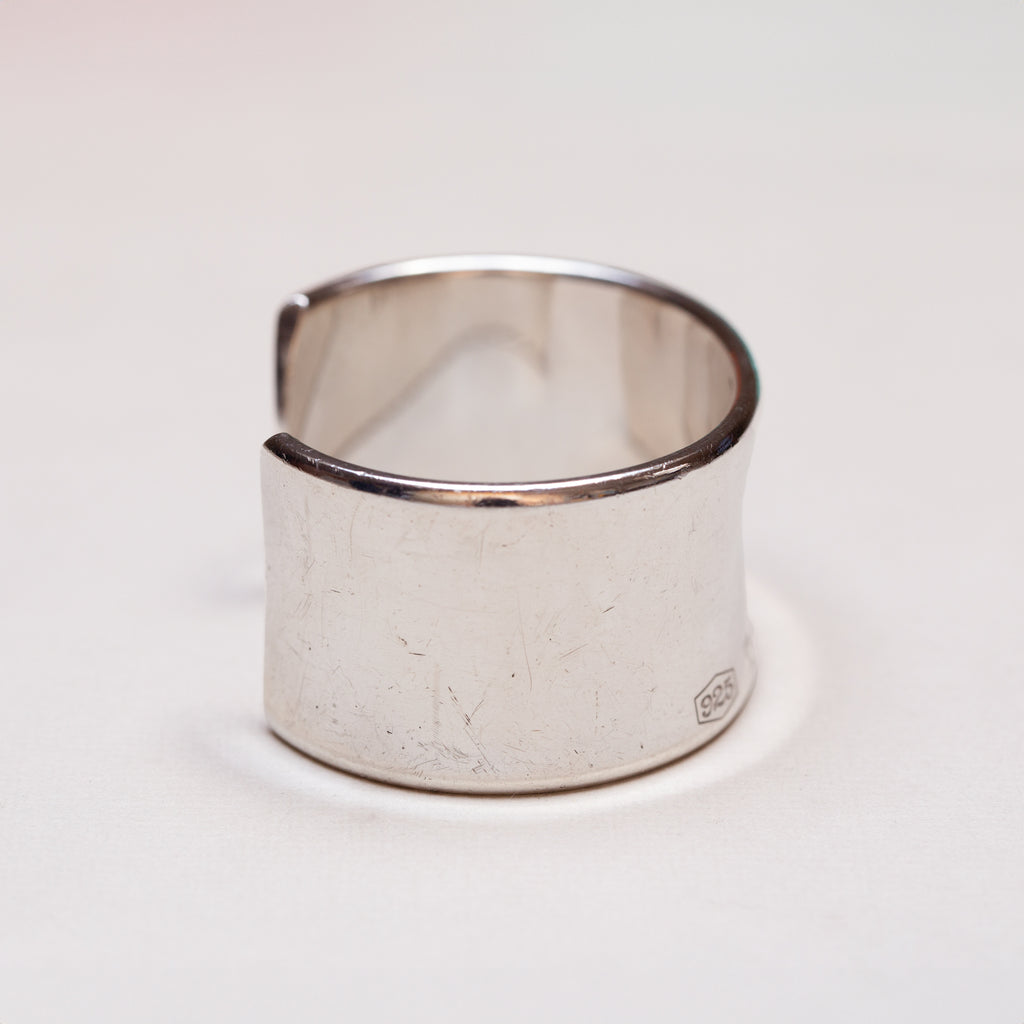 Vintage Tiffany & Co 1837 Wide Sterling Silver Bangle Bracelet