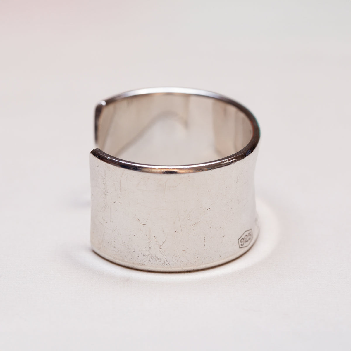 Vintage Tiffany & Co 1837 Wide Sterling Silver Bangle Bracelet