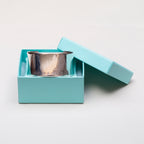 Vintage Tiffany & Co 1837 Wide Sterling Silver Bangle Bracelet