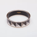 Vintage Hermes Enamel Hedy Cloisonné Bangle Bracelet