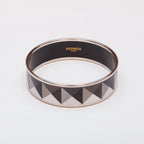 Vintage Hermes Enamel Hedy Cloisonné Bangle Bracelet
