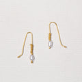 Jake Matluck 22ct Gold Pearl Drop Earrings