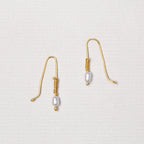 Jake Matluck 22ct Gold Pearl Drop Earrings
