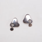 Vintage Georg Jensen Regitze Overgaard 463A Sterling Silver Drop Clip Earrings