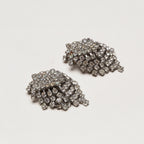 Vintage Kenneth Jay Lane Crystal Cascade Clip-on Earrings