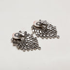 Vintage Kenneth Jay Lane Crystal Cascade Clip-on Earrings