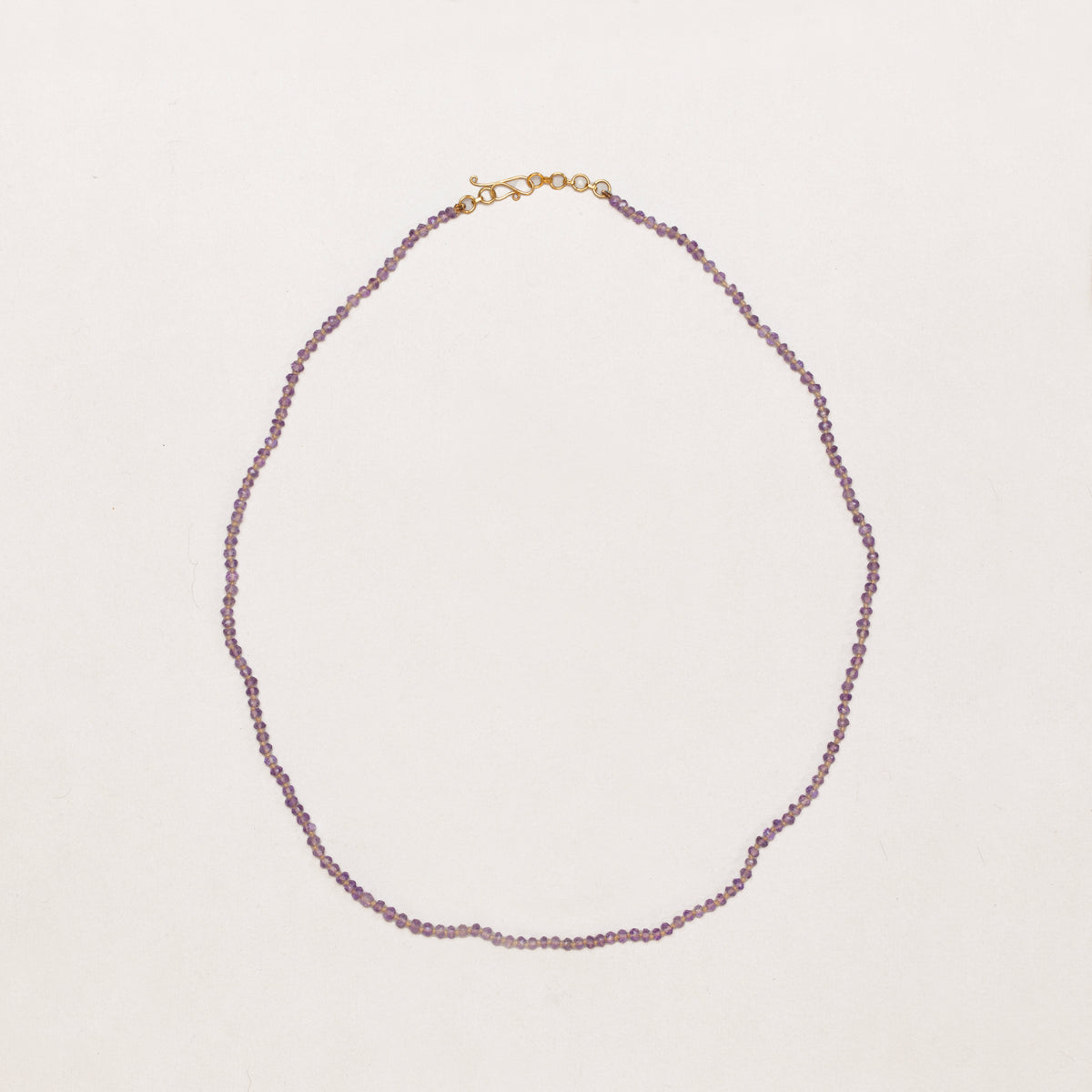 Vintage Lena Skadegard Amethyst Beaded Necklace