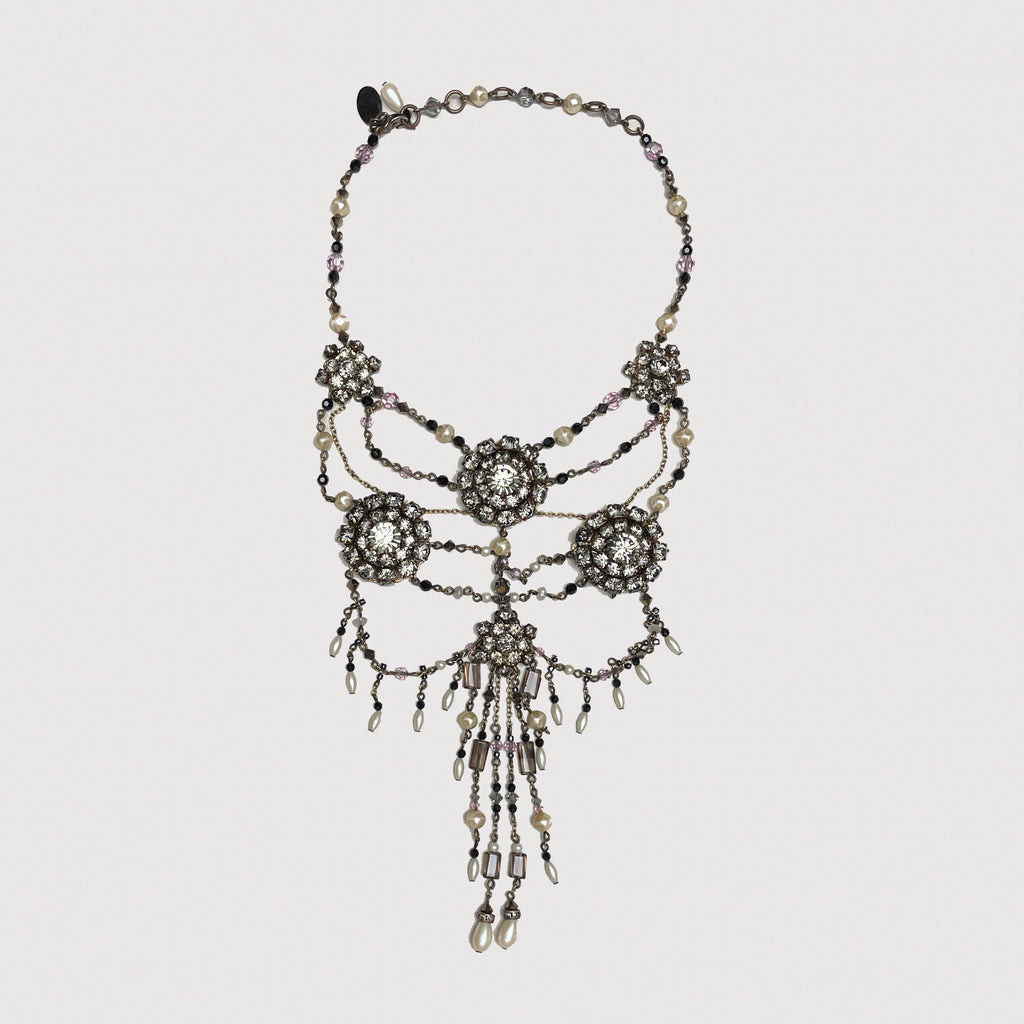 Vintage Ericson Beamon Beads Necklace and Earrings