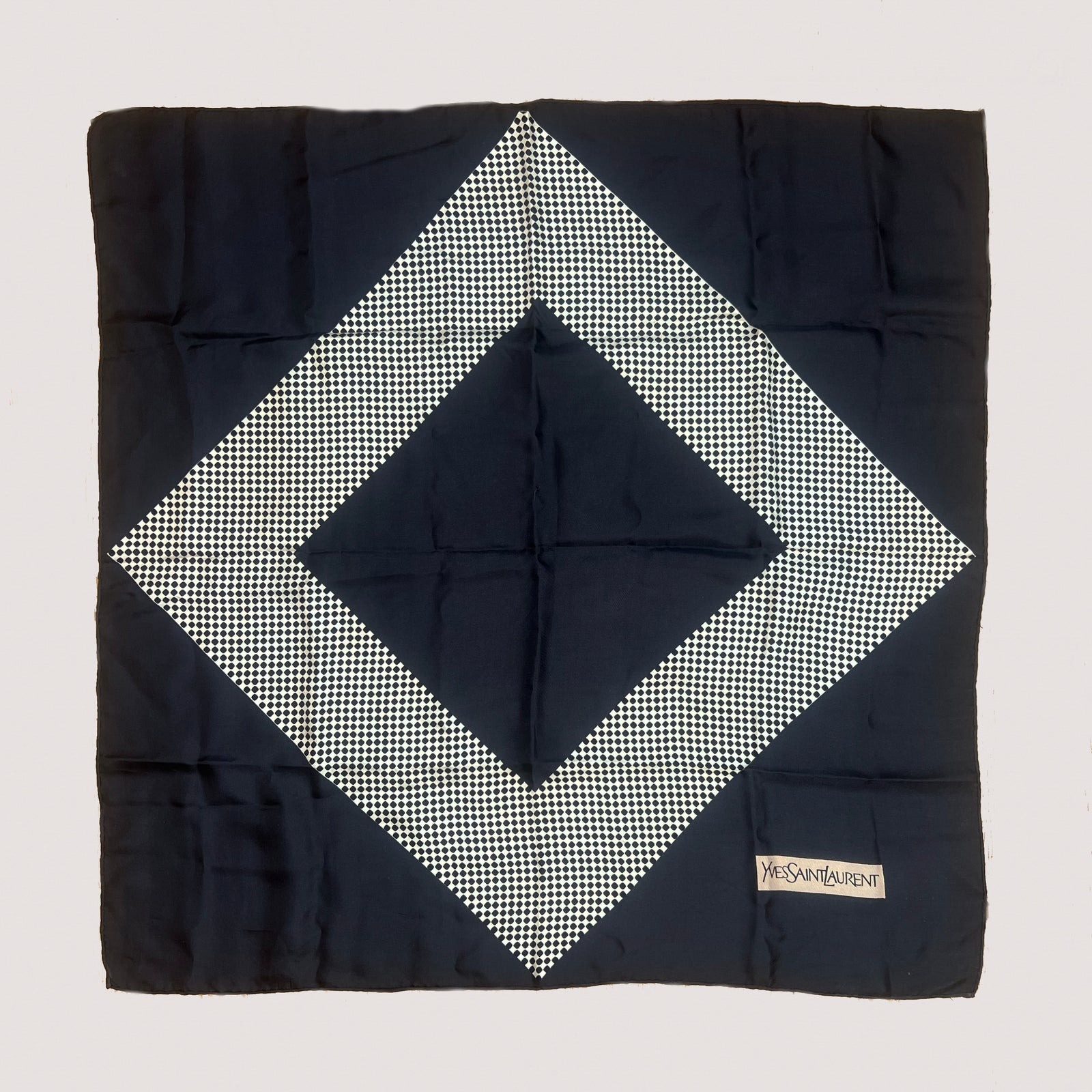 Vintage Yves Saint Laurent Silk Scarf