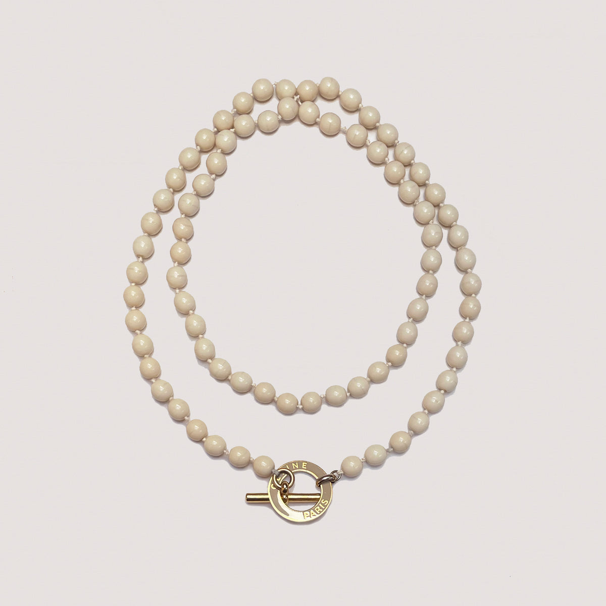Vintage Celine Long Beads Necklace