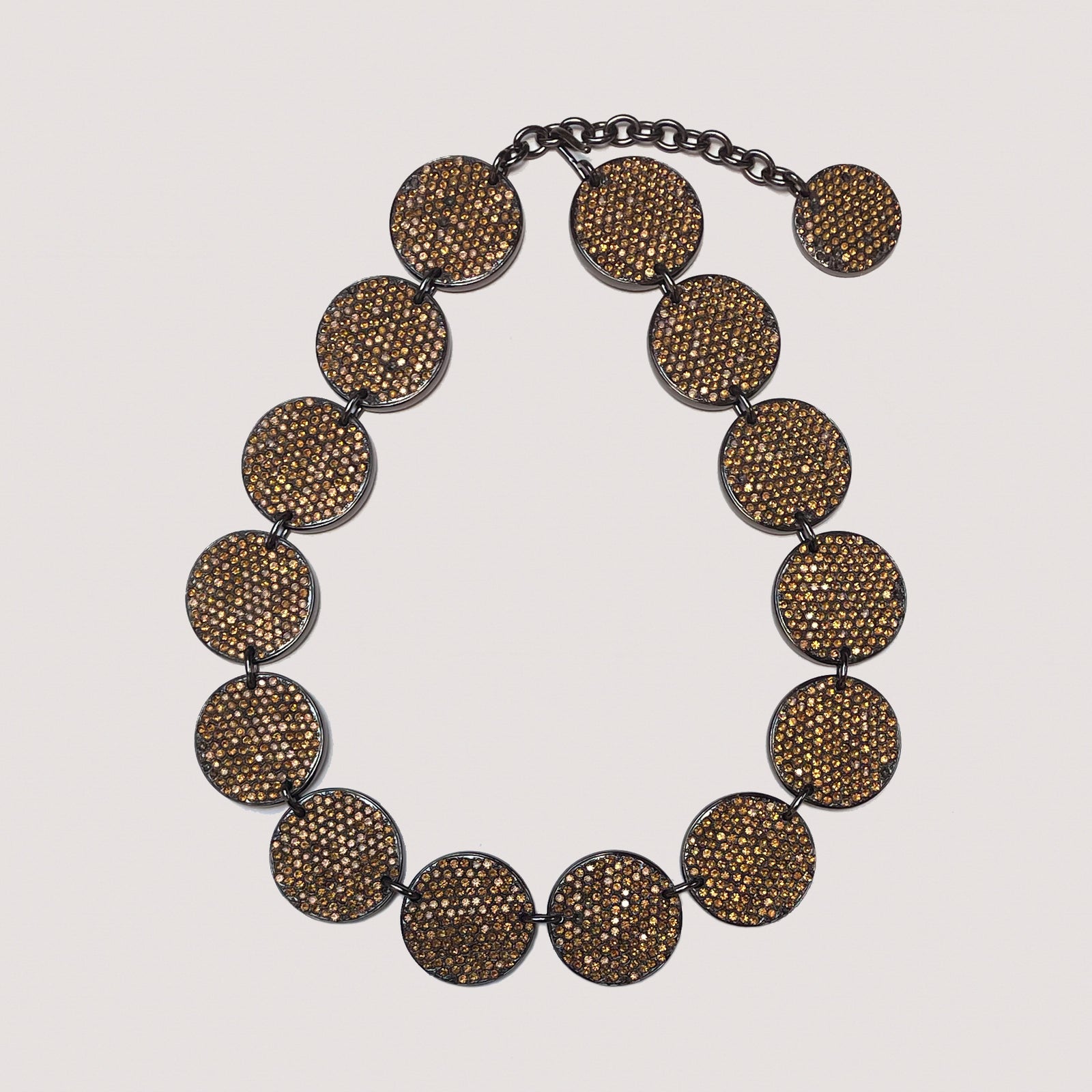 Vintage Yves Saint Laurent Disc Belt