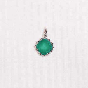 Vintage Stephen Webster Silver Chrysoprase Pendant