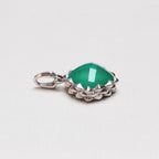 Vintage Stephen Webster Silver Chrysoprase Pendant