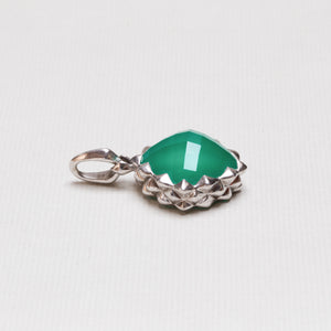 Vintage Stephen Webster Silver Chrysoprase Pendant