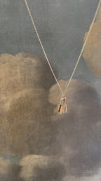 Vintage 9ct Gold Pendant Charms - Trowel & Fork