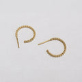 Beaded Small Hoops