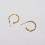Beaded Small Hoops