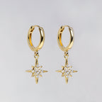 Scream Pretty Starburst Hoop Earrings